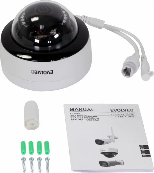 Evolveo Detective POE8 SMART antivandal kamera POE/ IP DET-POE8DOM