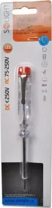 Solight zkoušečka 201, průměr 3mm x 140mm, AC napětí kontaktně: 70 - 250V