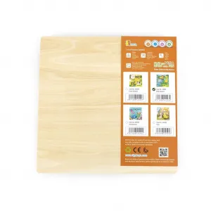Detské drevené puzzle s úchytmi Viga Divoké zvieratá 4 ks