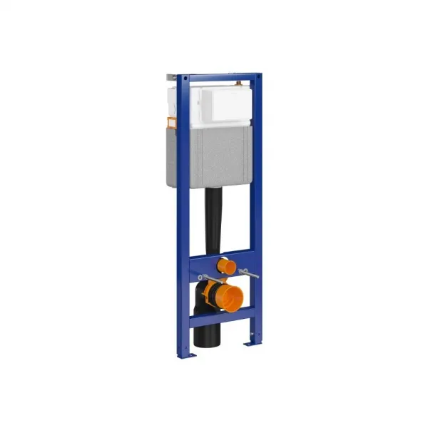 CERSANIT - Set B980 SYSTEM 40 MECH WHB412 PP S.C., tlačidlo chróm lesk S701-767