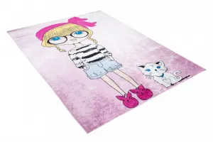 DetskýkoberecdodievčenskejizbysmladouslečnouamačkouŠírka:80cm|Dĺžka:150cm56745_115717