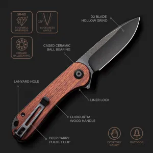 Nôž Civivi Elementum C907U Cuibourtia Wood