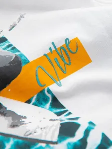 Originálne tielko s nápisom pre pánov - biele
