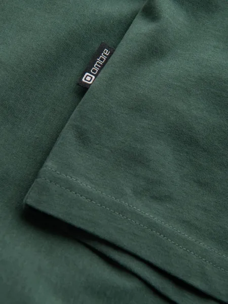 Trendy tričko s nápisom pre mužov zelené