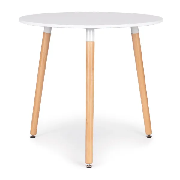 Moderný drevený stôl do kuchyne obývačky, 80 cm