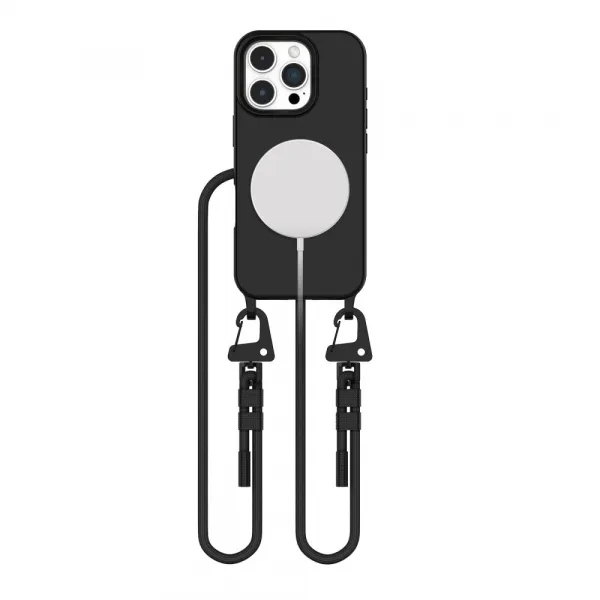 Innocent California Crossbody Case with Lanyard for iPhone 16 Pro - Black