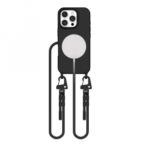 Innocent California Crossbody Case with Lanyard for iPhone 16 Pro - Black
