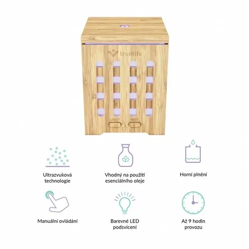 TrueLife AIR Diffuser D7 Bamboo aróma difuzér