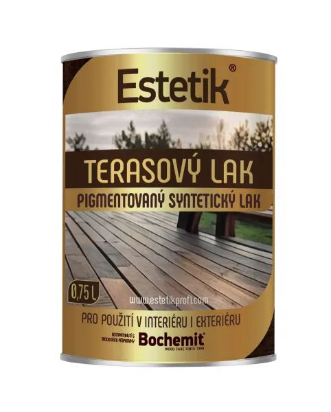 ESTETIK Terasový lak - pigmentovaný syntetický lak 2.5 l Teak