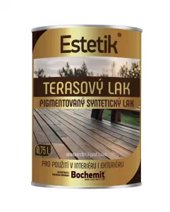 ESTETIK Terasový lak - pigmentovaný syntetický lak 2.5 l Teak