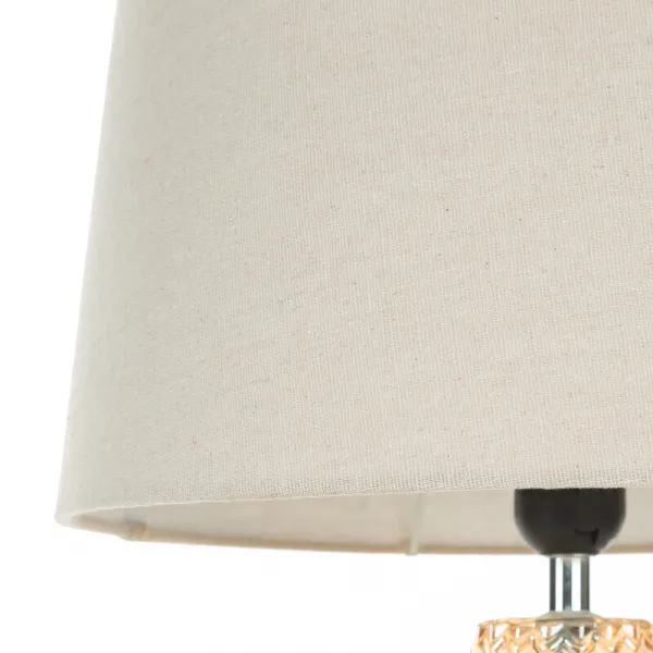Dekoračná lampa GAVIN 01 béžová / zlatá