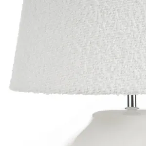 Dekoračná lampa COLINS biela