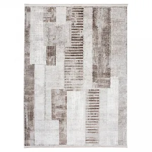 DizajnovývintagekoberecsgeometrickýmivzormivhnedýchodtieňochŠírka:80cm|Dĺžka:150cm56595_115403