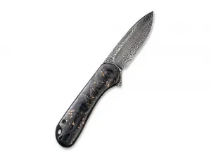 Nôž Civivi Elementum C907C-DS3 Copper Shred Carbon Fiber Damascus