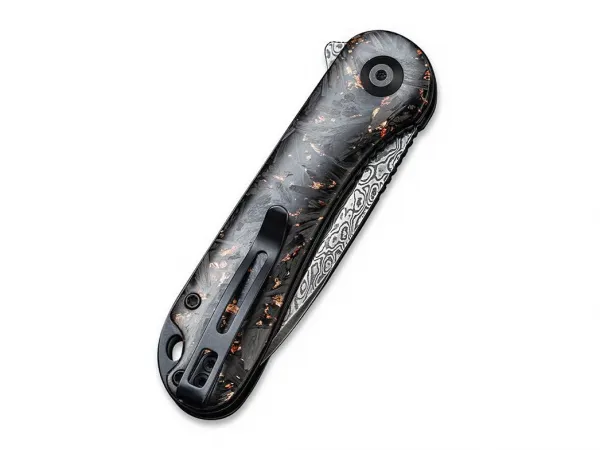 Nôž Civivi Elementum C907C-DS3 Copper Shred Carbon Fiber Damascus