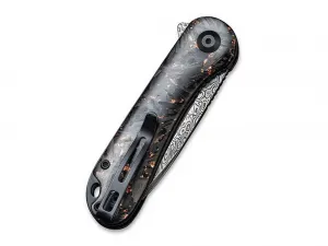 Nôž Civivi Elementum C907C-DS3 Copper Shred Carbon Fiber Damascus
