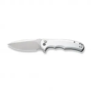 Civivi Button Lock Praxis Nitro-V Silver Aluminum C18026E-2