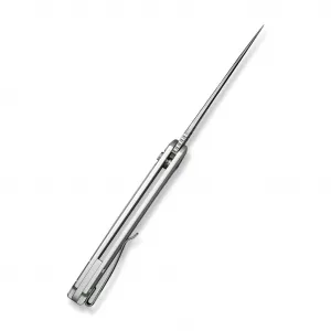 Civivi Button Lock Praxis Nitro-V Silver Aluminum C18026E-2