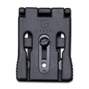 Civivi T-Clip CA-04A Black Fiber-glass Reinforced Nylon
