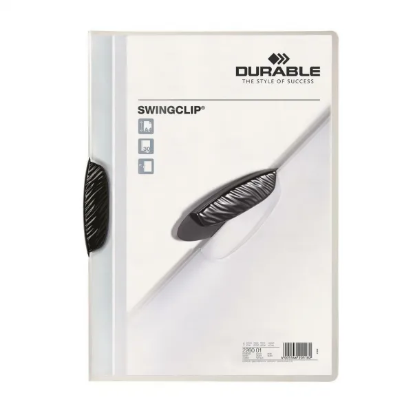 Durable Obal s klipom SWINGCLIP čierny