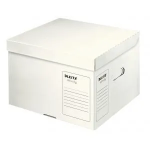 Leitz ES610300 archívna škatuľa Infinity s vekom biela M