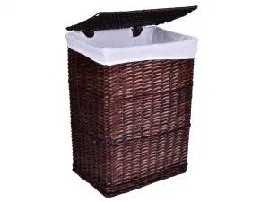 Prútený kôš hnedý 114 L