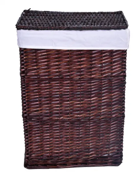 Prútený kôš hnedý 114 L
