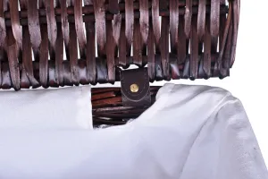 Prútený kôš hnedý 114 L