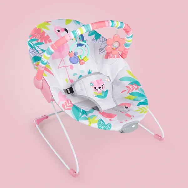Vibrujúce lehátko Bright Starts Flamingo Vibes
