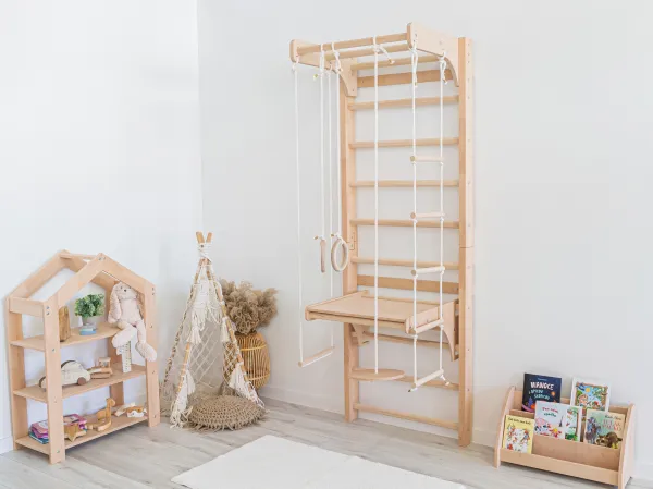 Woodisio Detská drevená rebrina Dino Premium Farba: Prírodné drevo