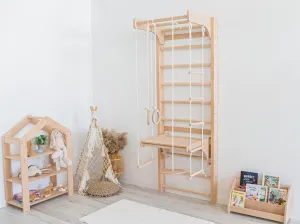 Woodisio Detská drevená rebrina Dino Premium Farba: Prírodné drevo