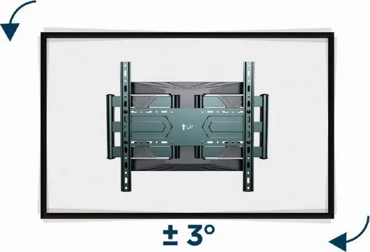 GEMBIRD Držák TV WM-80ST-01, 37"-80" (60kg), otočný a náklopný