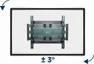 GEMBIRD Držák TV WM-80ST-01, 37"-80" (60kg), otočný a náklopný