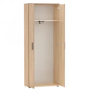 Skriňa, vešiaková, dvojdverová, dub artisan, SERVO TYP 5