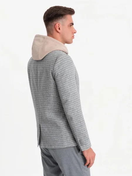 Trendy sako pre pánov šedé