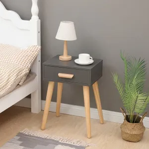MODERNHOME Nočný stolík Gry šedý