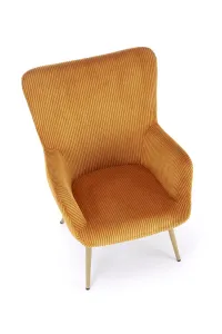 Kreslo ušiak AMARO Halmar Horčicová