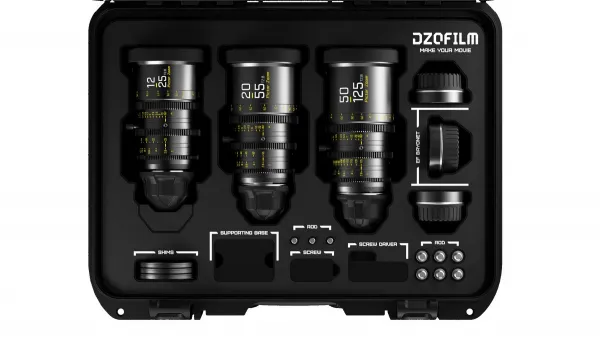 DZO Optics Balík DZOFILM Picture Zoom (12-25/20-55/50-125, T2,8) (PL/EF Mount) (čierny) 21301