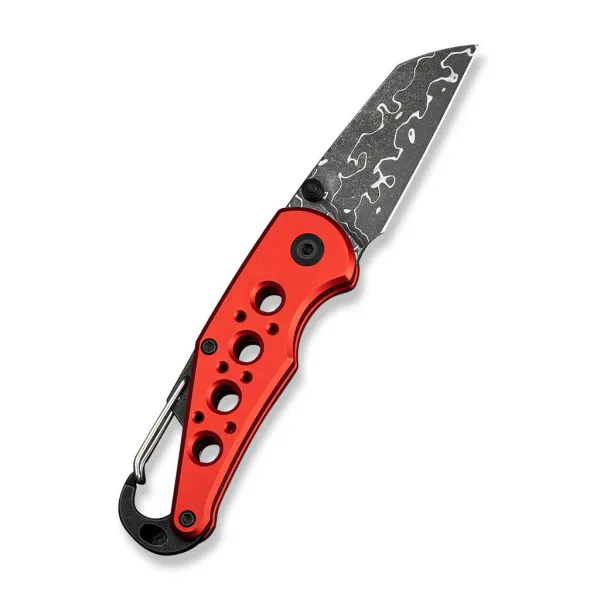 Civivi Pragma C23062B-DS1 Red Aluminum Damascus