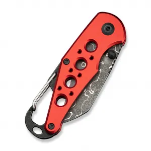 Civivi Pragma C23062B-DS1 Red Aluminum Damascus