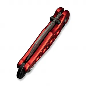 Civivi Pragma C23062B-DS1 Red Aluminum Damascus