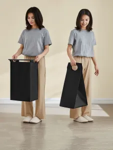 SONGMICS Kôš na bielizeň Vasagle Blumo 160 L čierny