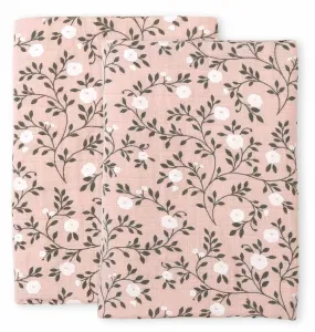 A Little Lovely Company - Mušelínové plienky, blossom - dusty pink - 2 ks
