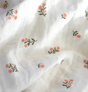 A Little Lovely Company - Mušelínové plienky, little flowers - 2 ks