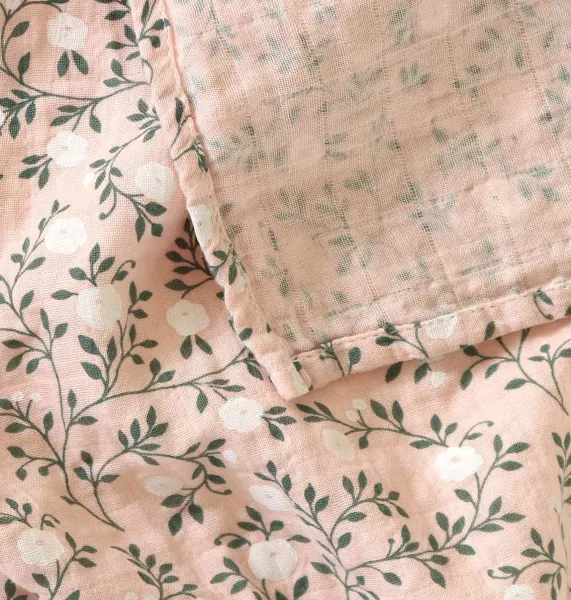 A Little Lovely Company - Mušelínové plienky, blossom - dusty pink - 2 ks