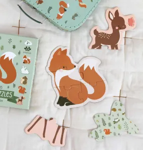 A Little Lovely Company - puzzle s lesnými zvieratkami
