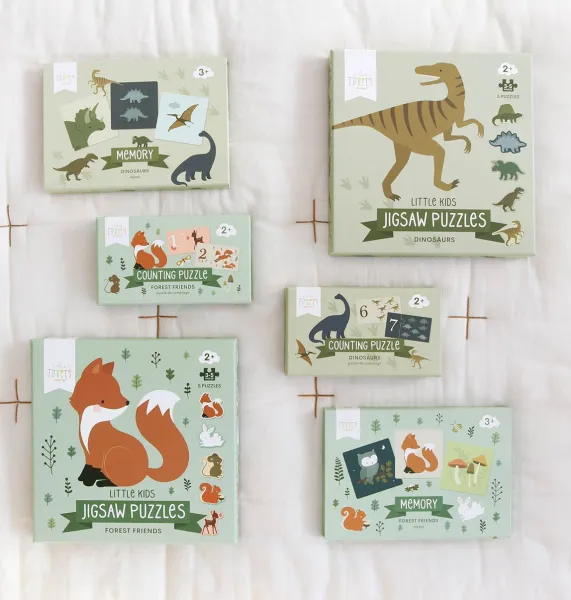 A Little Lovely Company - puzzle s lesnými zvieratkami