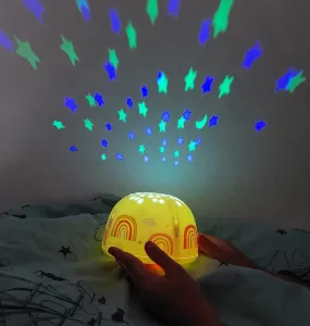 A Little Lovely Company - lampa s projektorom - dúha