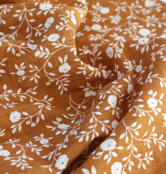 A Little Lovely Company - Mušelínová osuška XL, blossom - caramel