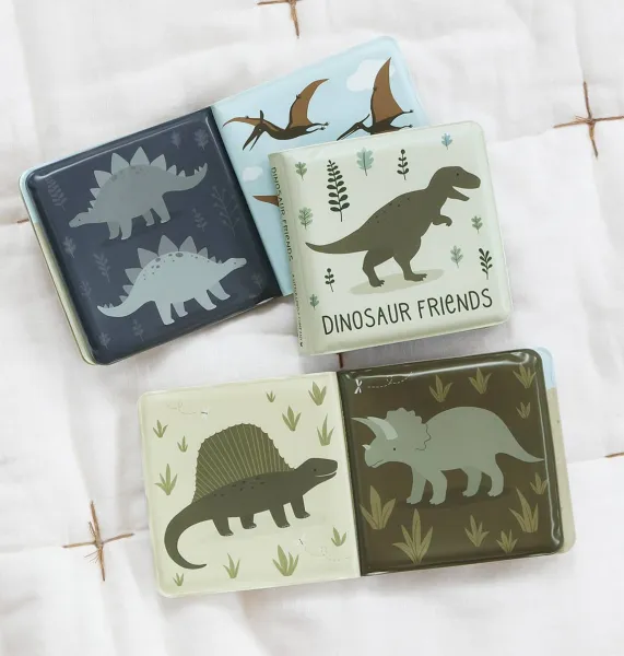 A Little Lovely Company - knižka do kúpeľa - kamaráti dinosaury
